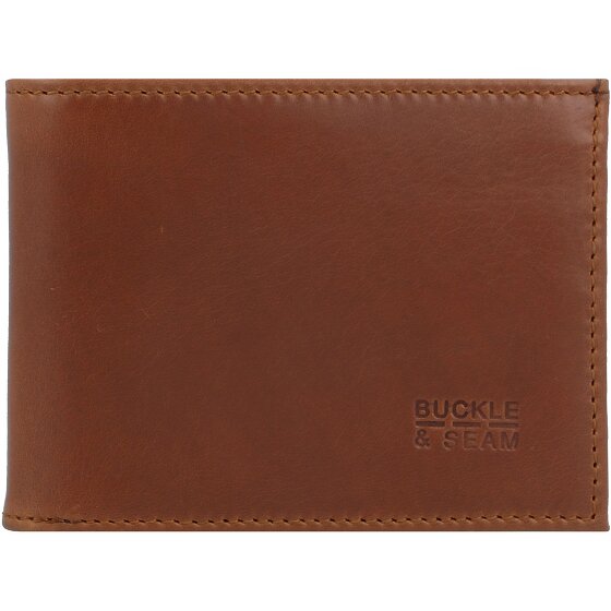 Buckle & Seam Porte-monnaie Bill en cuir 11,5 cm