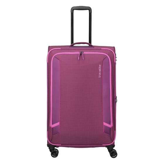 Travelite Corsiica 4 roulettes Trolley L 77 cm avec soufflet d'extension