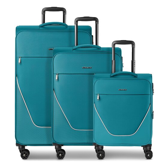 Stratic taska 4 roues Set de valises 3 pièces avec soufflet d'extension