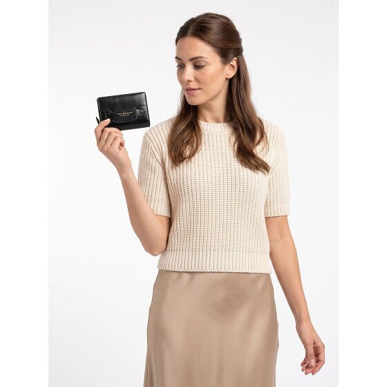 The Bridge Lucrezia Porte-monnaie Protection RFID Cuir véritable 12 cm
