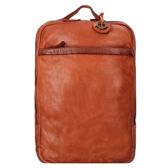 Harbour 2nd Blake Daypack Cuir véritable 38 cm Compartiment ordinateur