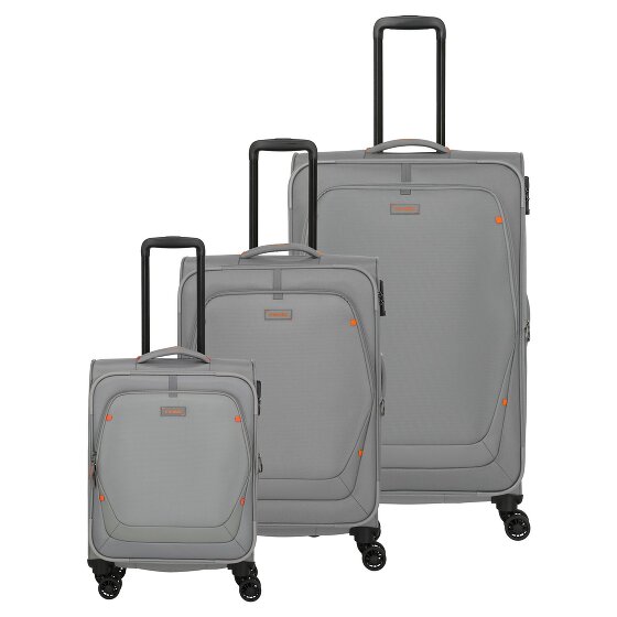Travelite Umbria 4 roulettes Set de valises 3 pièces avec soufflet d'extension