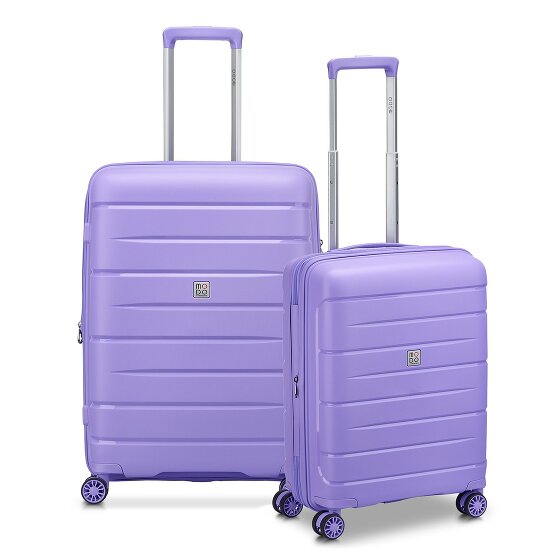 MODO by Roncato Starlight 3.0 4 roulettes Set de valises 2 pièces avec soufflet d'extension