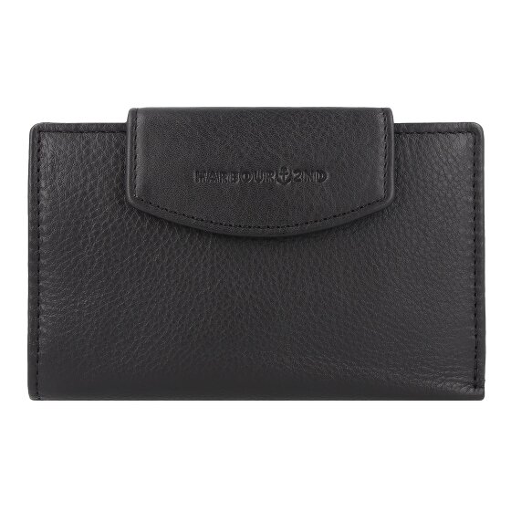 Harbour 2nd Just Pure Elin Porte-monnaie Protection RFID Cuir véritable 14.5 cm