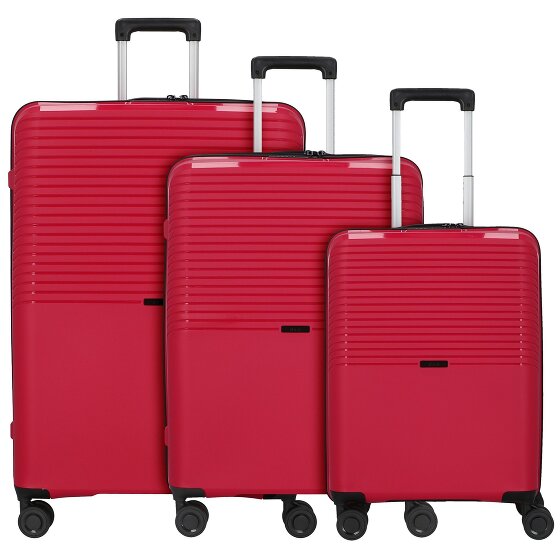 d&n Travel Line 4000 Set de valises à 4 roulettes 3pcs.