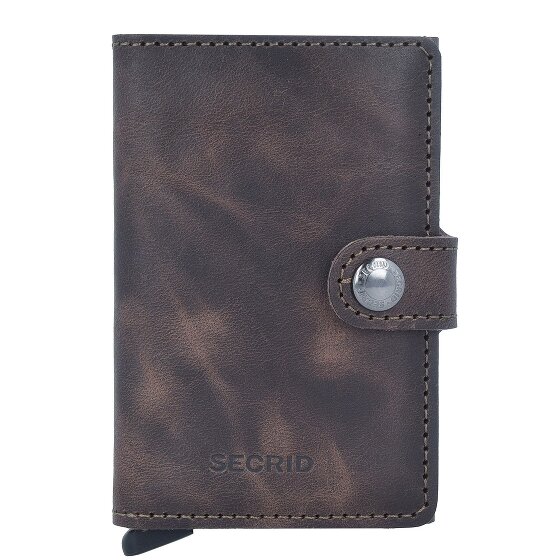 Secrid Miniwallet Étui pour cartes de crédit Protection RFID Cuir véritable 6.5 cm