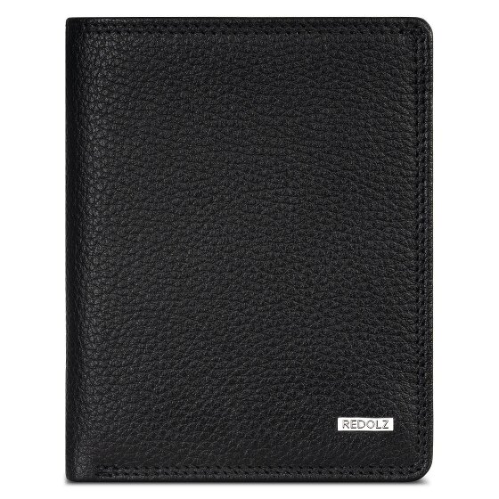 Redolz Porte-monnaie Leather Essentials HF en cuir RFID, 9,5 cm, à rabat