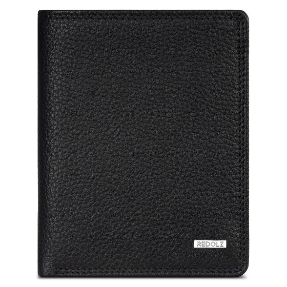 Redolz Leather Essentials HF Porte-monnaie en cuir RFID 9,5 cm dépliable