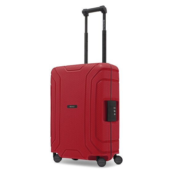 Redolz Essentials 15 : valise cabine à 4 roues de 55 cm avec fermeture à trois points