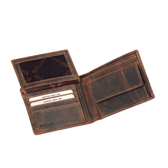Greenland Nature Porte-monnaie Montana en cuir 12,5 cm