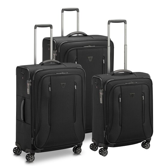 Roncato City 3.0 4 roulettes Set de valises 3 pièces avec soufflet d'extension