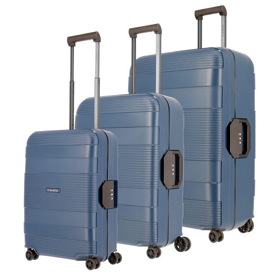 Travelite Korfu 4 roulettes Set de valises 3 pièces