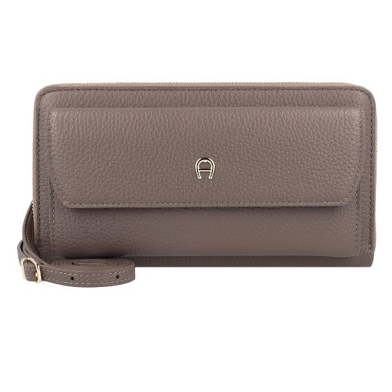 AIGNER Portefeuille d'embrayage Cuir véritable 20 cm