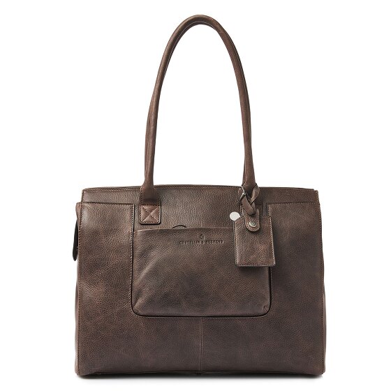 Castelijn & Beerens Carisma Sac à bandoulière RFID en cuir 38 cm Compartiment pour ordinateur portable
