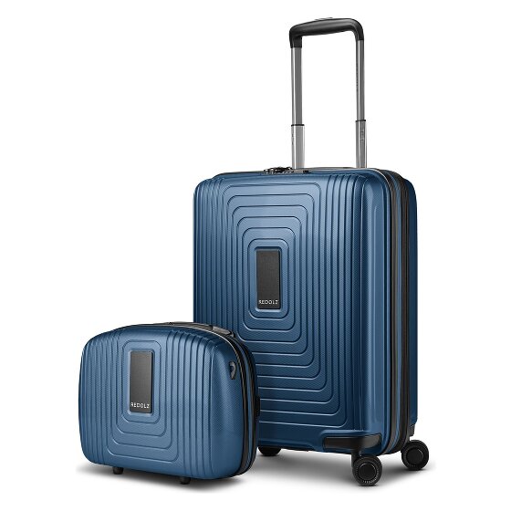 Redolz Essentials 14 Set de valises 2 pcs. trolley cabine avec soufflet extensible & Beautycase