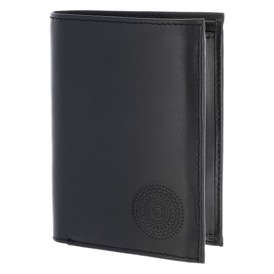 oxmox Leather Porte-monnaie Protection RFID Cuir véritable 13 cm