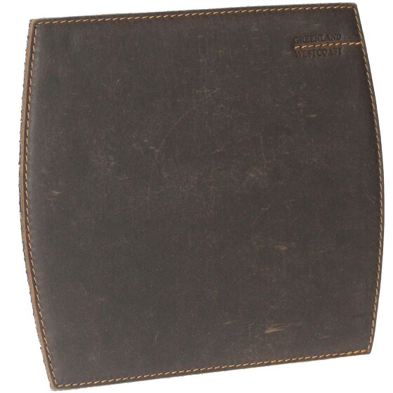 Greenland Nature Tapis de souris Westcoast en cuir 25 cm