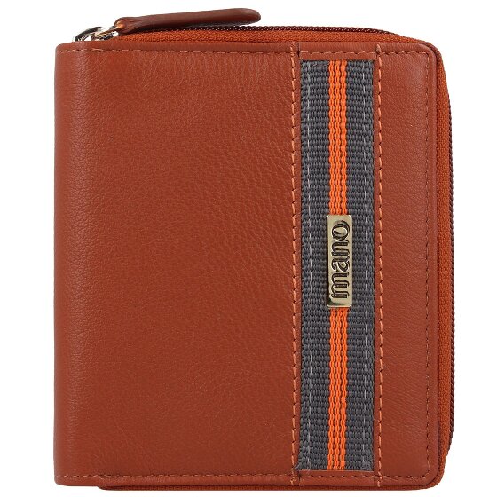 mano Don Leonardo Porte-monnaie RFID cuir 10 cm