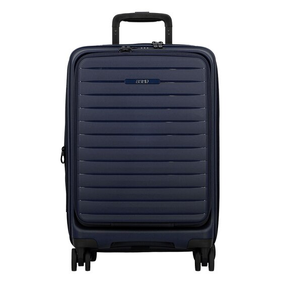 Jump Striper 4 roulettes Trolley de cabine 55 cm avec soufflet d'extension