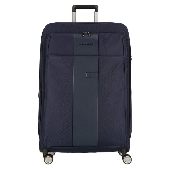 Piquadro Brief 4 roulettes Trolley 78 cm avec soufflet d'extension