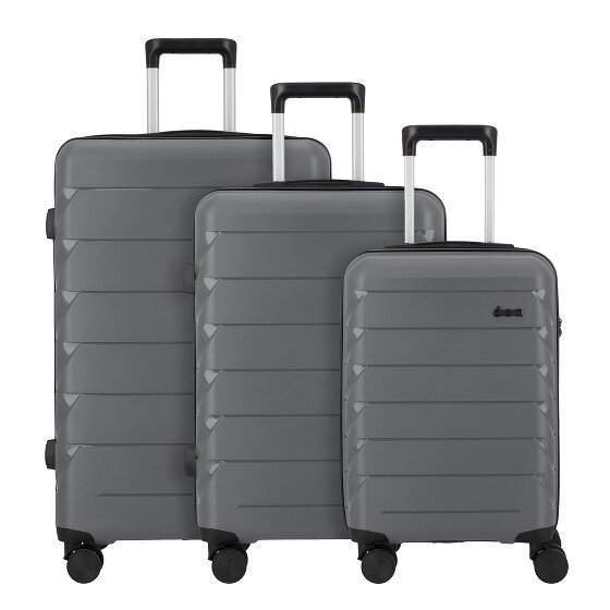 d&n Travel Line 4100 4 roues Set de valises 3 pièces