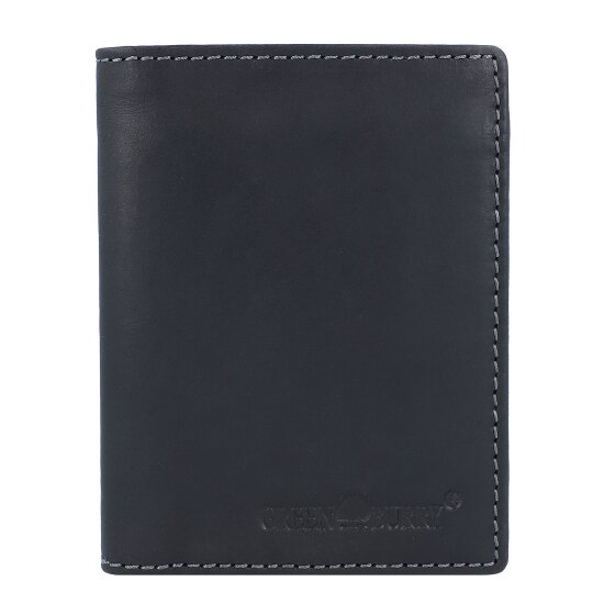 Greenburry Porte-cartes d'identité vintage RFID en cuir 9 cm
