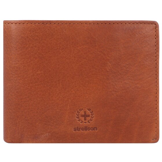Strellson Blackwall BillFold H7 Porte-monnaie en cuir RFID 12 cm