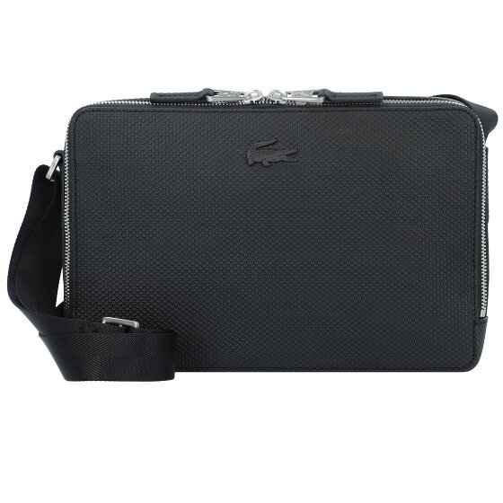 Lacoste Chantaco Sac à bandoulière Cuir véritable 26 cm
