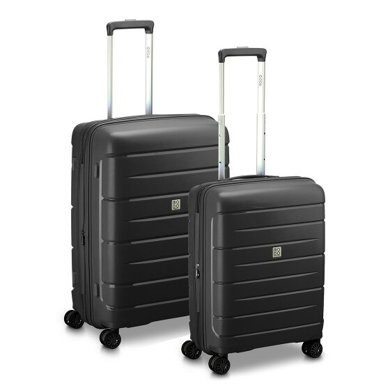 MODO by Roncato Starlight 3.0 4 roulettes Set de valises 2 pièces avec soufflet d'extension