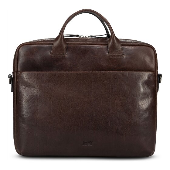 Jost Glasgow Attaché-case Cuir véritable 37 cm Compartiment ordinateur