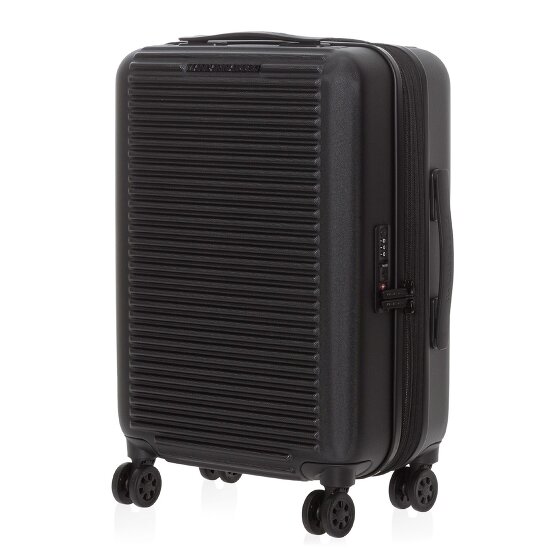 Mandarina Duck Tank Case 4 roulettes Trolley de cabine S 55 cm avec soufflet d'extension