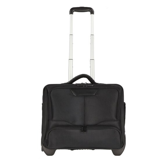 Dermata 2 roulettes Trolley d'affaires 41 cm Compartiment pour ordinateur portable