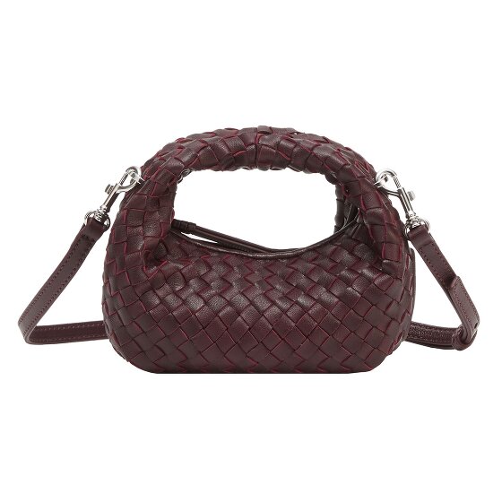 LES VISIONNAIRES Greta Micro weave Sac à main Cuir véritable 20 cm
