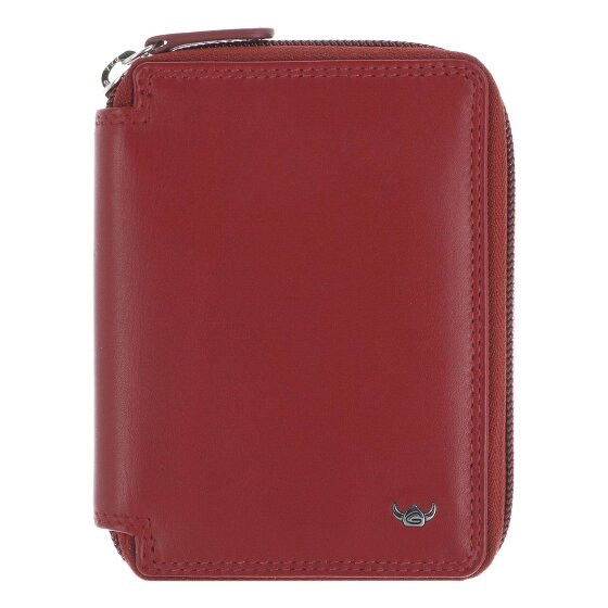 Golden Head Polo Porte-monnaie Protection RFID Cuir véritable 12.5 cm