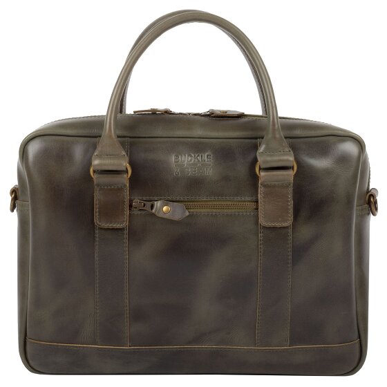 Buckle & Seam Porte-documents Everett en cuir 38 cm pour ordinateur portable