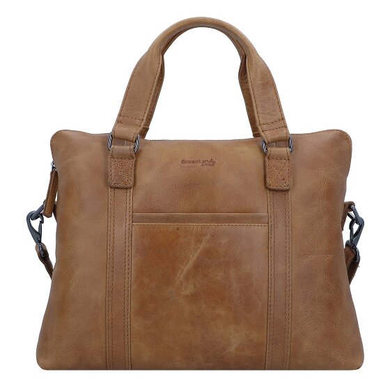 Greenland Nature Light Porte-documents en cuir 38 cm Compartiment pour ordinateur portable
