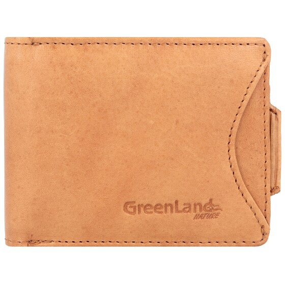 Greenland Nature Porte-monnaie Nature RFID cuir 10 cm