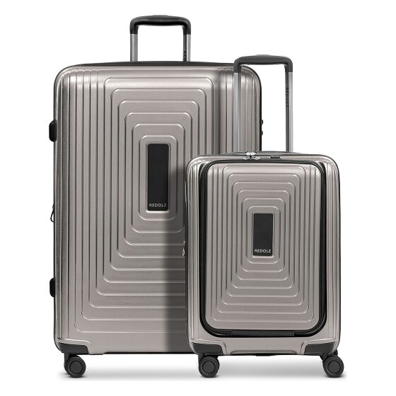 Redolz Essentials 14 Set de valises à 4 roulettes 2 pcs. compartiment pour ordinateur portable avec soufflet d'extension