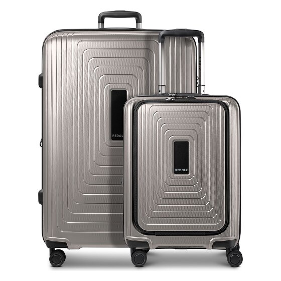 Redolz Essentials 14 Set de valises à 4 roulettes 2 pcs. compartiment pour ordinateur portable avec soufflet d'extension