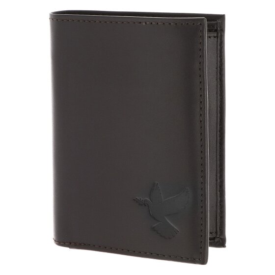 oxmox Leather Porte-monnaie Protection RFID Cuir véritable 10 cm