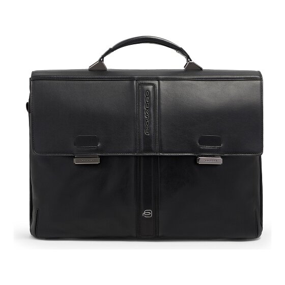 Piquadro Victor Attaché-case Protection RFID Cuir véritable 42 cm Compartiment ordinateur