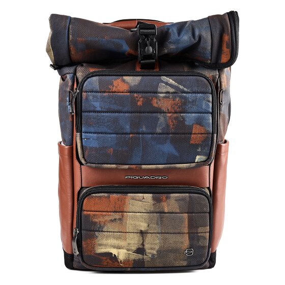 Piquadro Oberon Daypack Protection RFID 48 cm Compartiment ordinateur