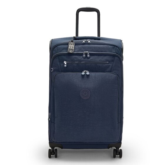 Kipling Basic New Youri Spin 4 roulettes Trolley M 68 cm avec soufflet d'extension