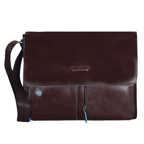 Piquadro Blue Square Messenger en cuir 37 cm Compartiment pour ordinateur portable