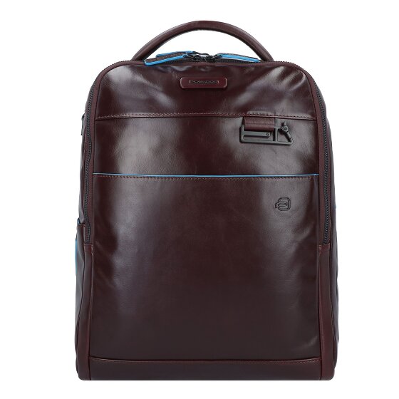 Piquadro Blue Square Revamp Sac à dos professionnel Cuir véritable 37 cm Compartiment ordinateur