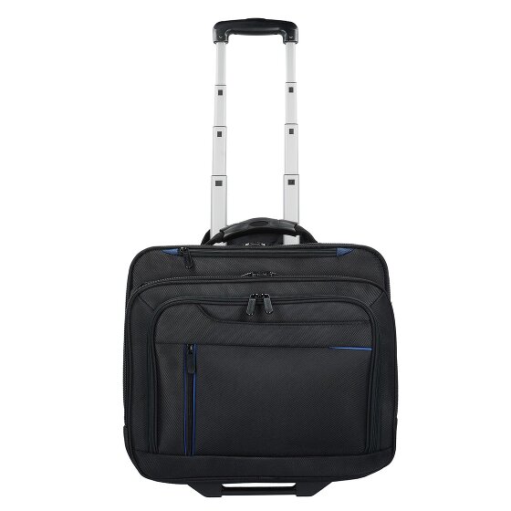 Dermata 2 roues Valise business 38 cm Compartiment ordinateur