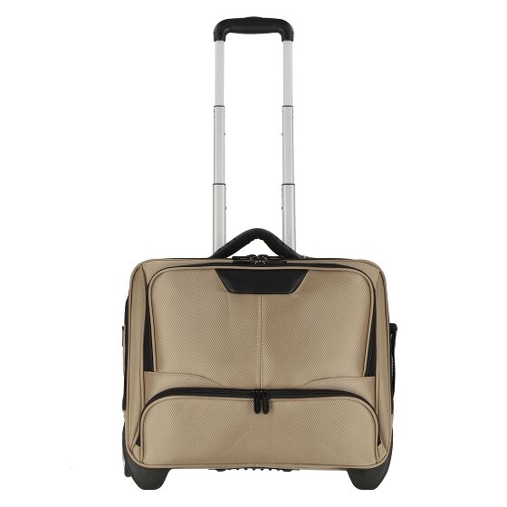 Dermata 2 roulettes Trolley d'affaires 41 cm Compartiment pour ordinateur portable