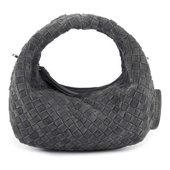 LES VISIONNAIRES Greta Micro weave Sac à main Cuir véritable 20 cm