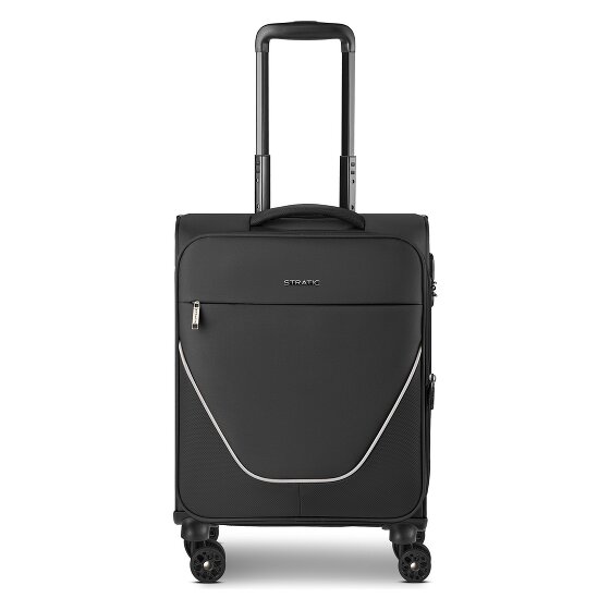Stratic taska 4 roues Valise cabine S 55 cm avec soufflet d'extension