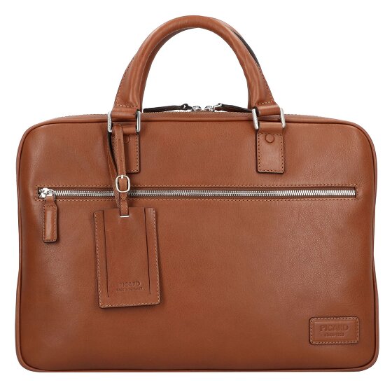 Picard Authentic Porte-documents en cuir 40 cm Compartiment pour ordinateur portable